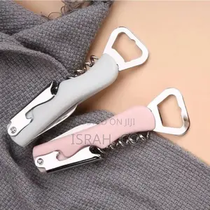 Portable Corkscrew Wine Bottle Opener Stainless Steel Screw