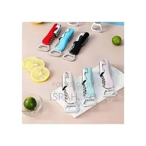 Portable Corkscrew Wine Bottle Opener Stainless Steel Screw