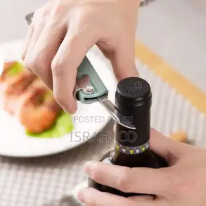 Portable Corkscrew Wine Bottle Opener Stainless Steel Screw