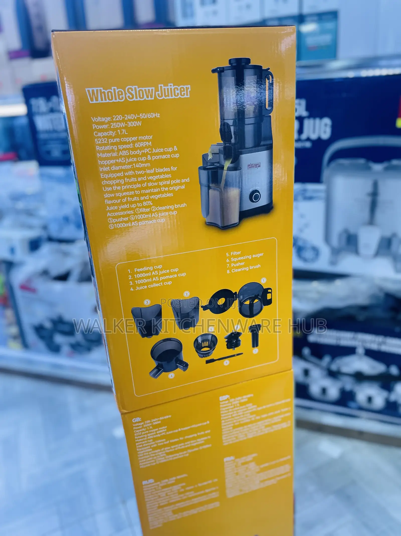 1l DSP Whole Slow Juicer 3000w