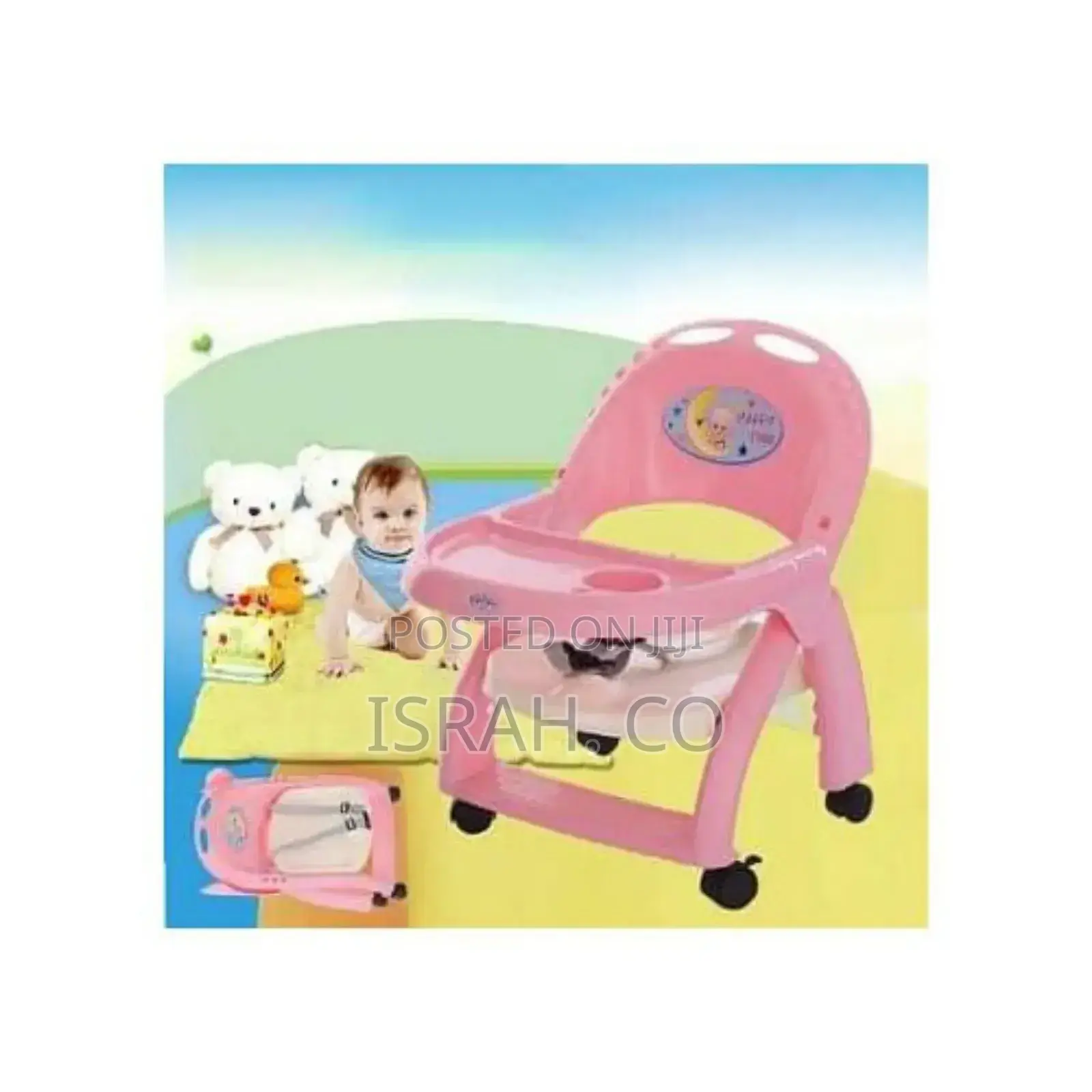 Baby Kids Fold-Able Seat Dining Chair and Table