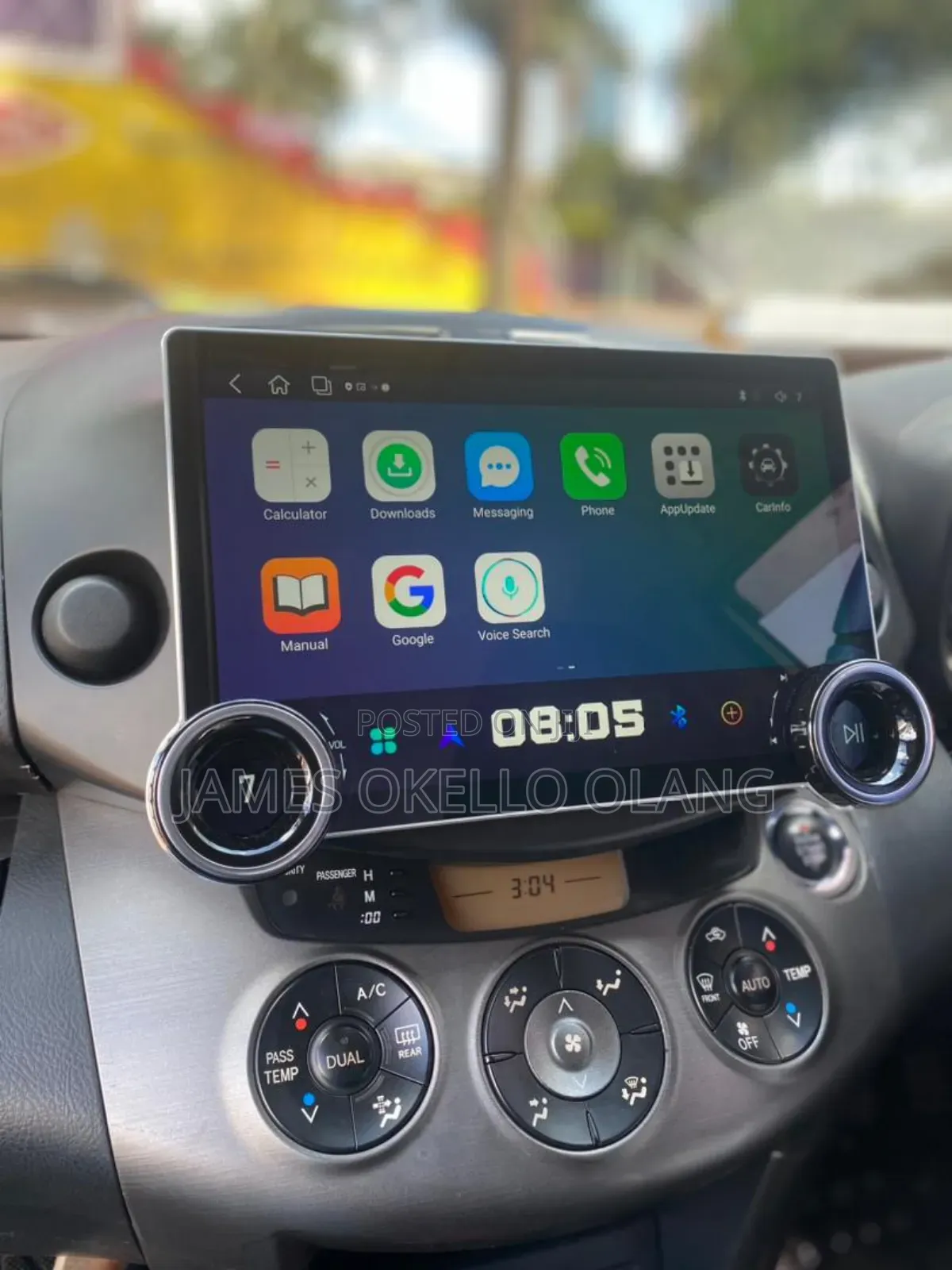 Double Knob Android Radio in Rav4 Vanguard Cars