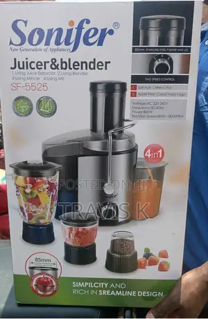 Sonifer 4in1 Juicer Blender
