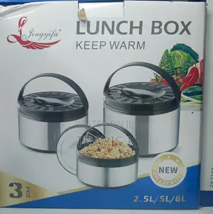 Stainless Steel 3pcs Food Flask Set