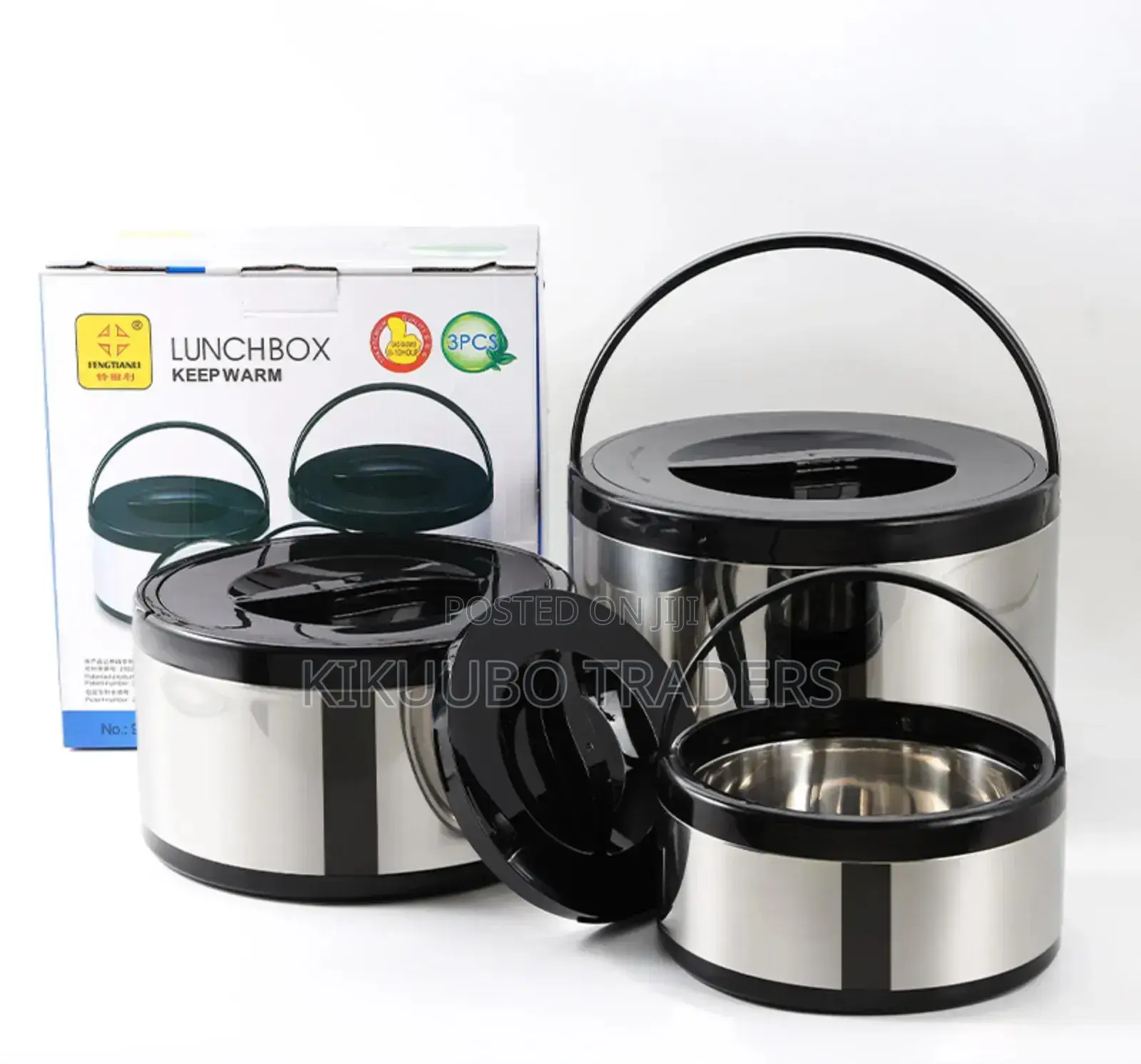 3pcs Stainless Steel Lunch Box