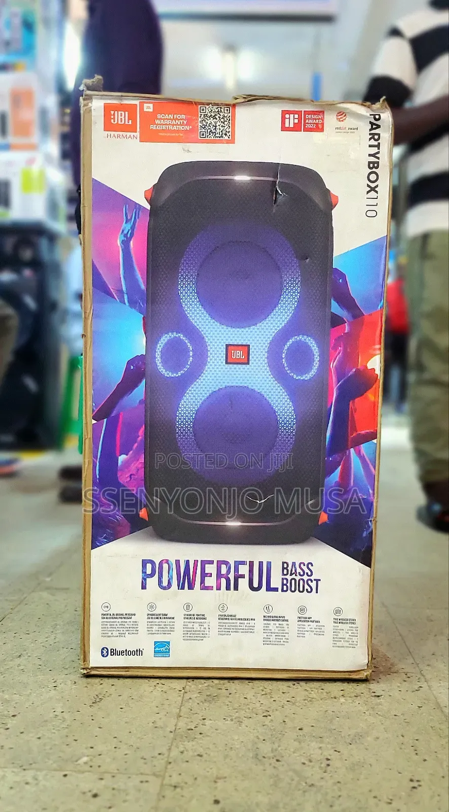 JBL Partybox 110 - Powerful Sound With Bass Boost