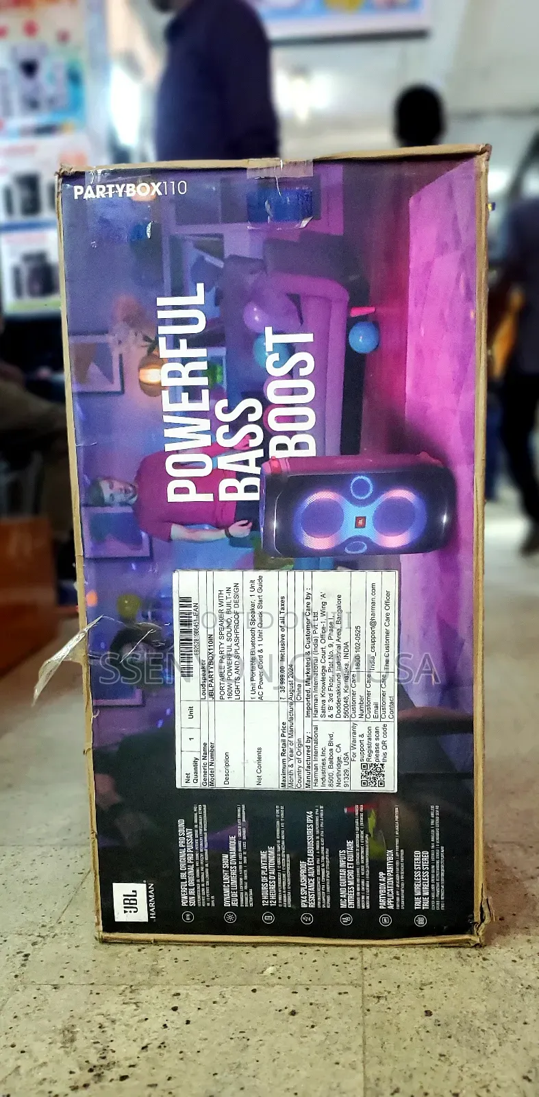 JBL Partybox 110 - Powerful Sound With Bass Boost