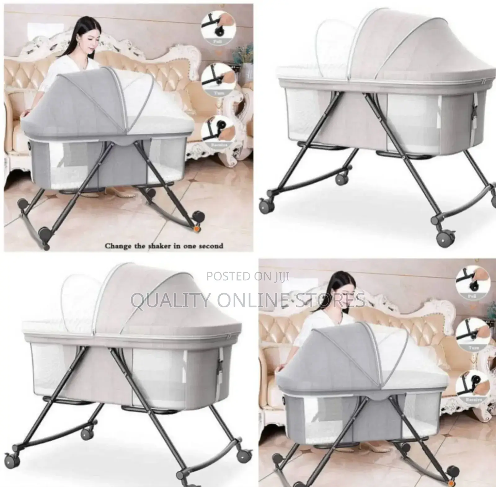 Foldable Baby Swing Bed