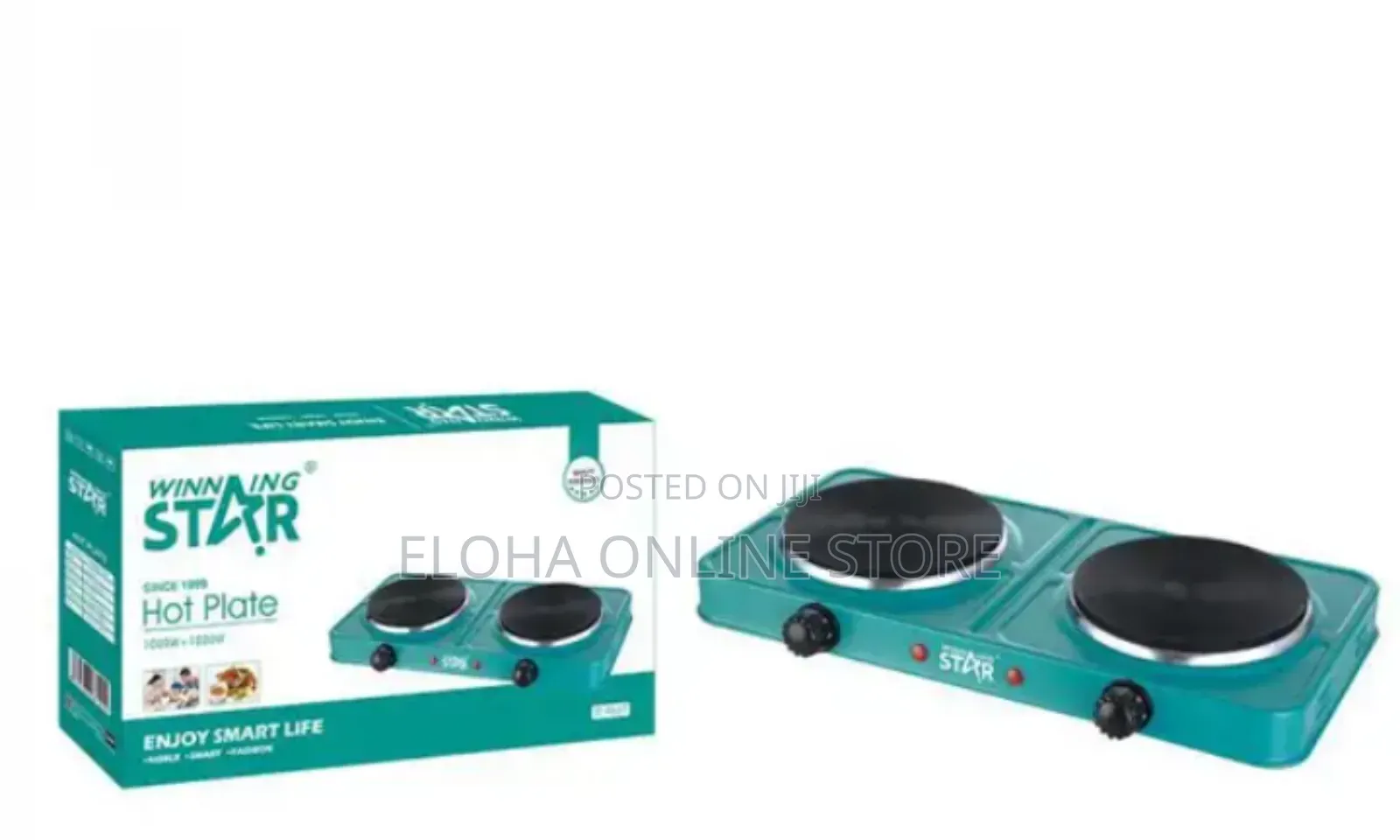 Winning Star St-9638 Double Electric Hot Plate