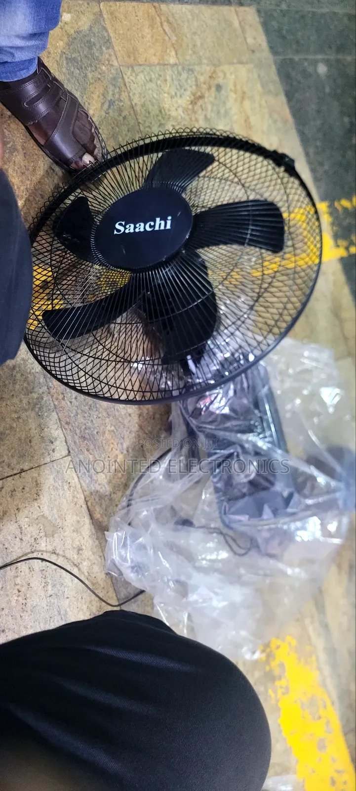 Wall Fan Sachi Black