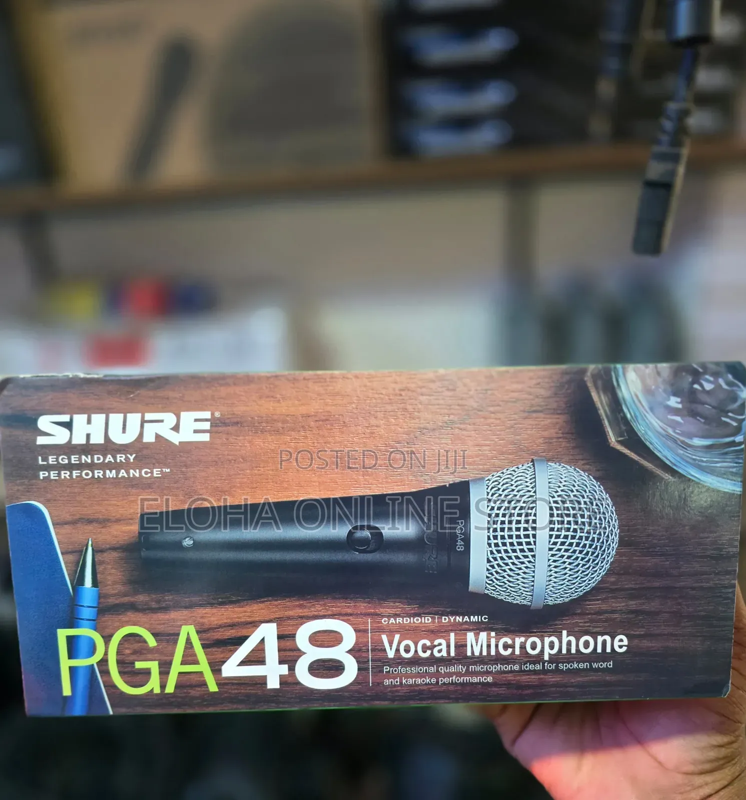 Shure Pga48 Cardioid Dynamic Wired Vocal Microphone