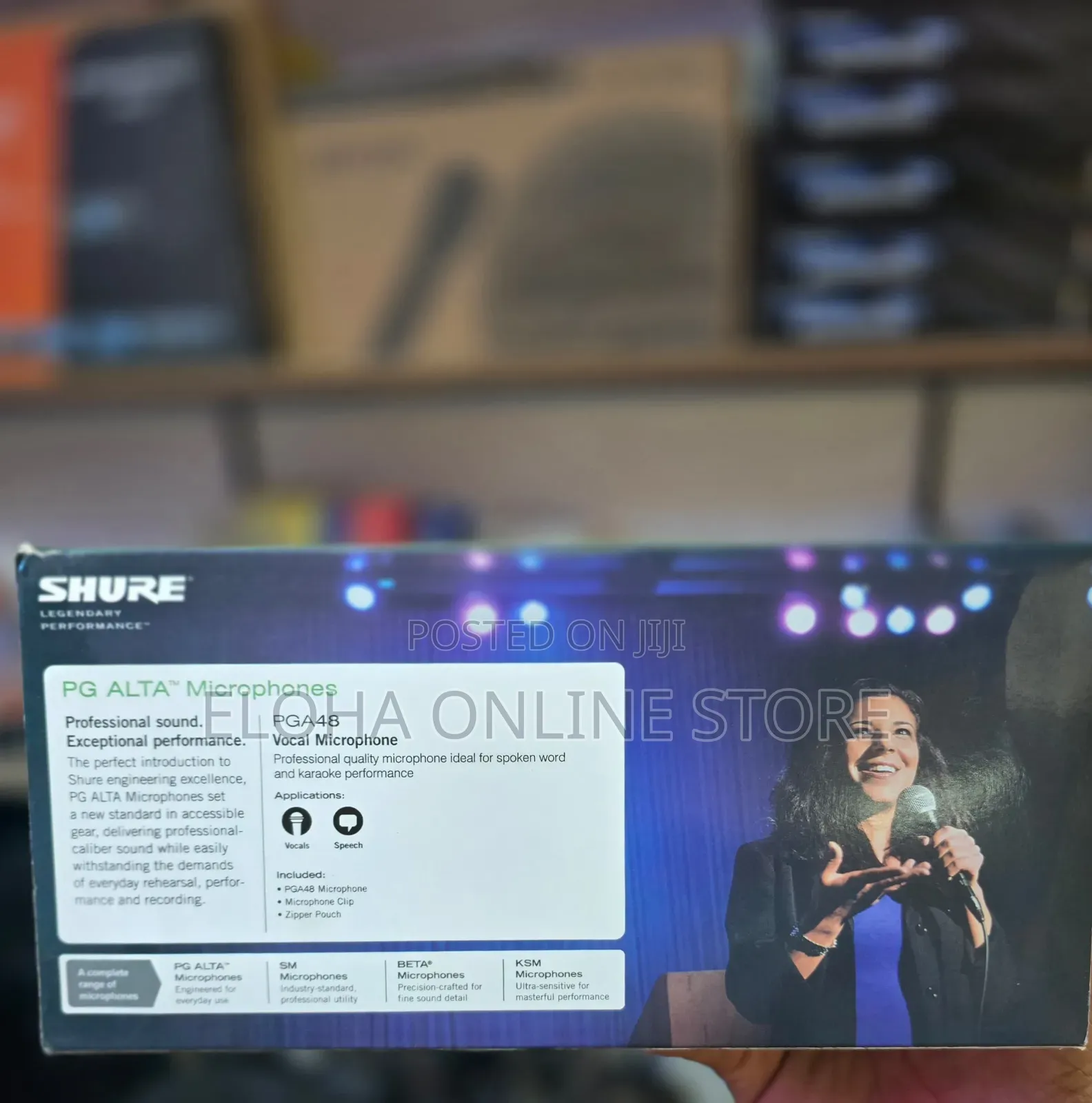 Shure Pga48 Cardioid Dynamic Wired Vocal Microphone