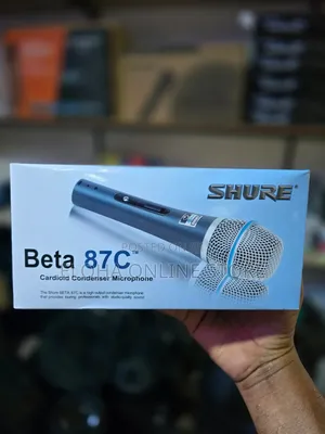 Shure Beta 87c Cardioid Wired Condenser Microphone