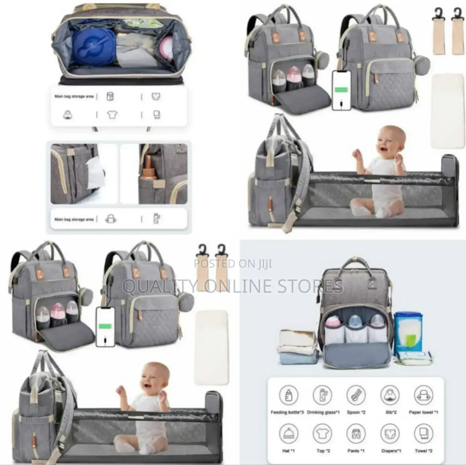 Bat Travel Diaper Bag