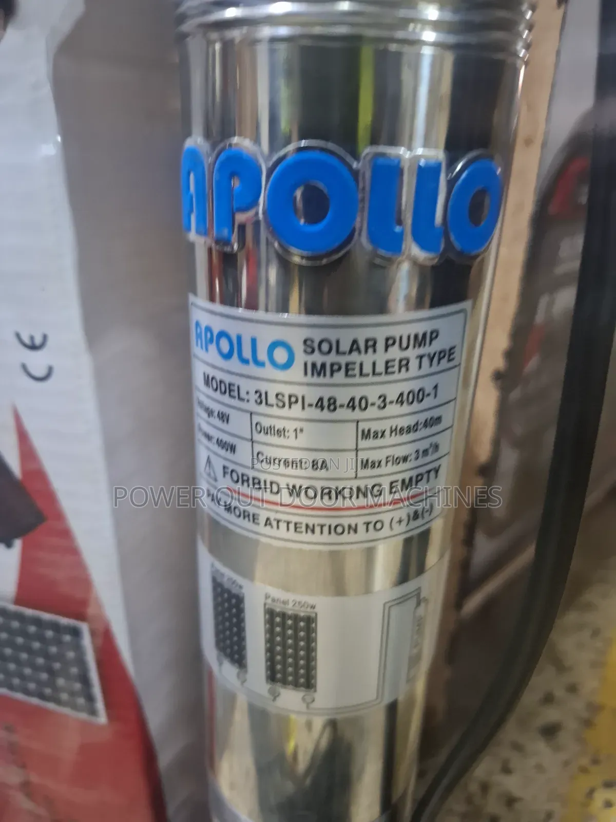 Apollo Solar Submersible Water Pump 40 Meters