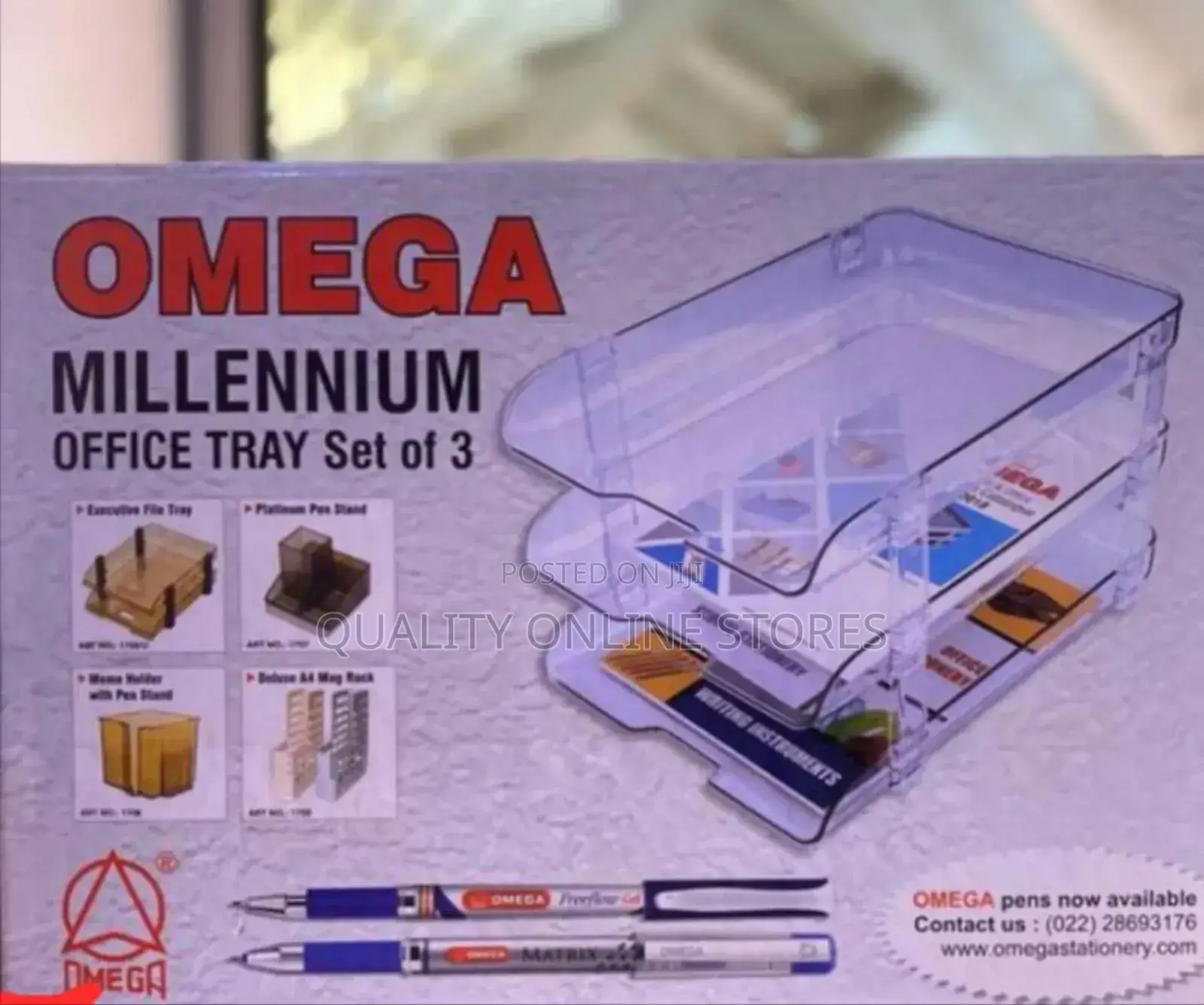 3 Layer Omega Office Tray