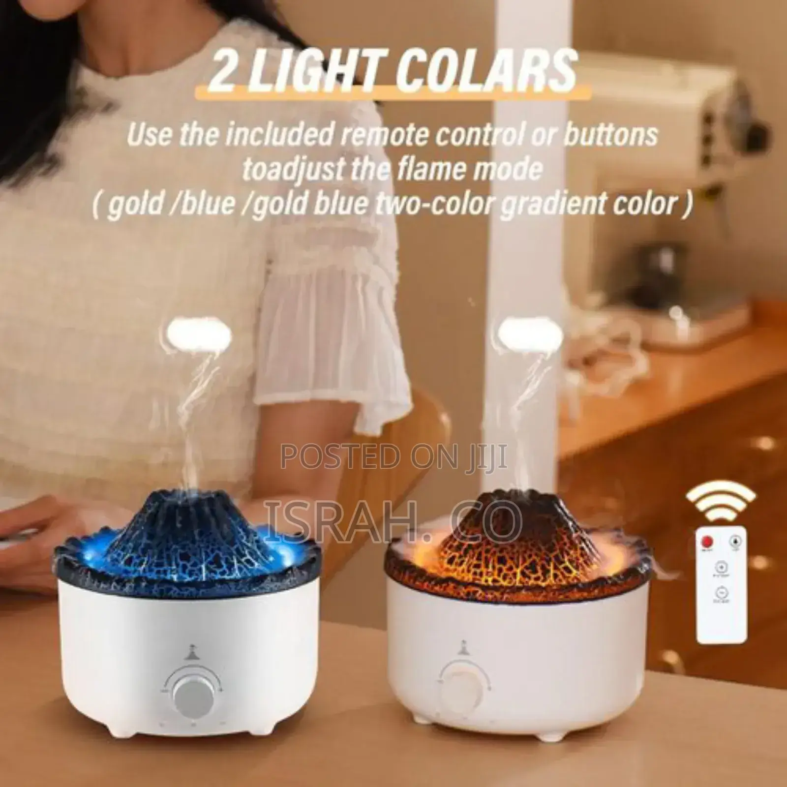 Sonifer Volcano Aromatherapy Diffuser, 560ml Water Tank