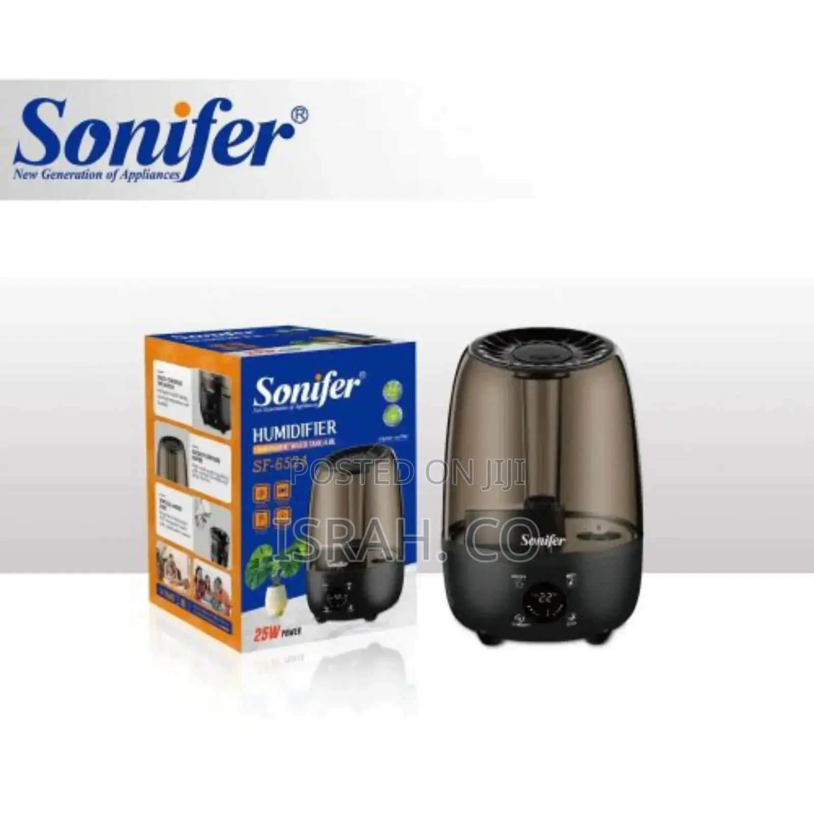 Sonifer 4.8l Transparent Water Tank Low Noise 25w Humidifier