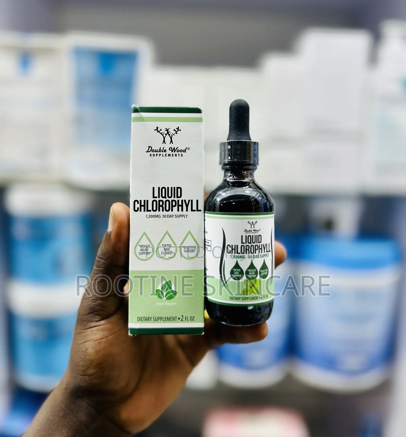 Double Wood Liquid Chlorophyll 15000mg Supplement 56mls