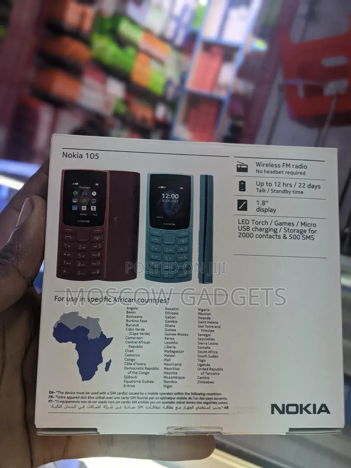 New Nokia 105 Black