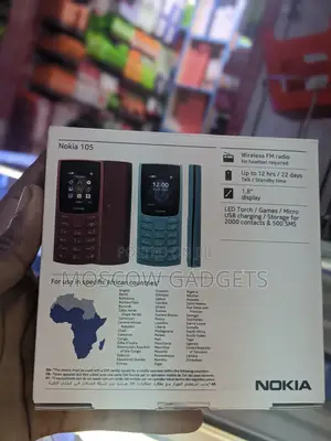New Nokia 105 Black