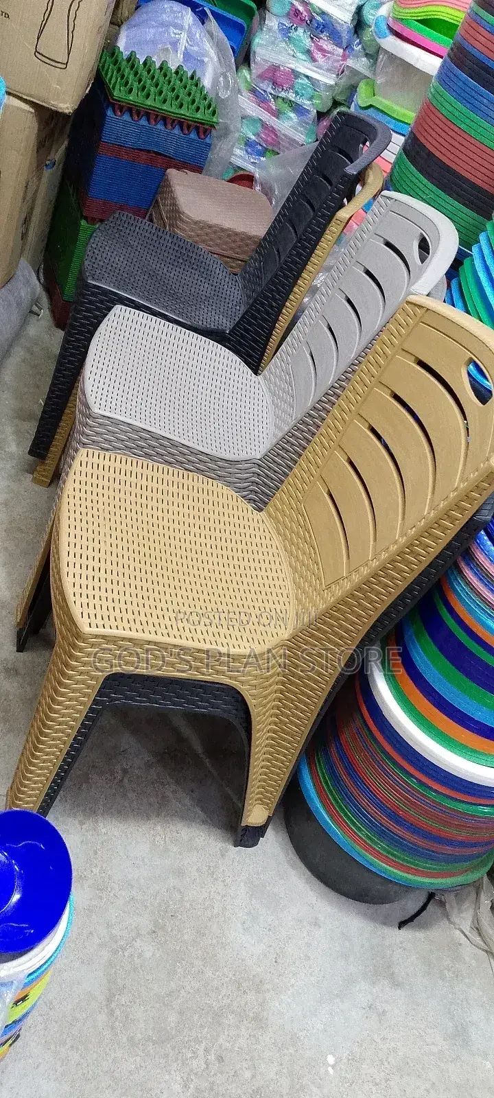 Executive Plastic Chairs Armless