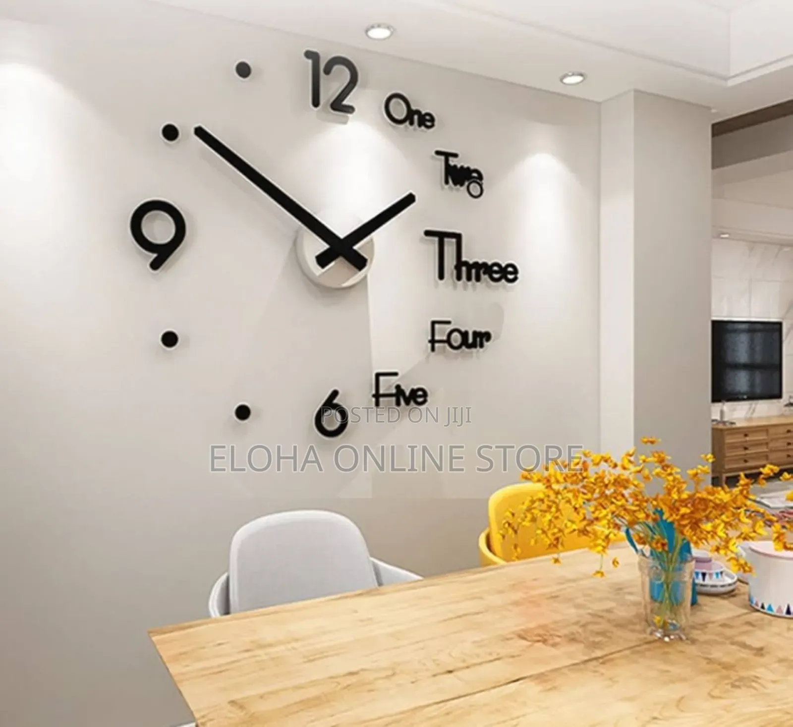 3d Wall Clock Creative Diy