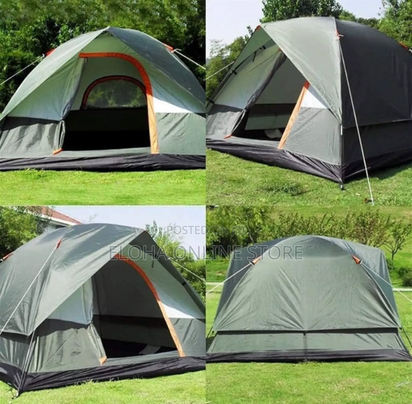 4 Person Double-Layer Rainproof Camping Tent