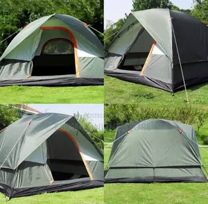 4 Person Double-Layer Rainproof Camping Tent