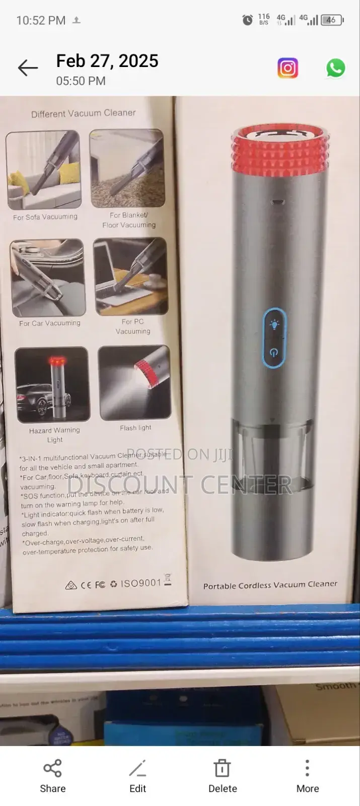 Vacuum Cleaner Hand Held