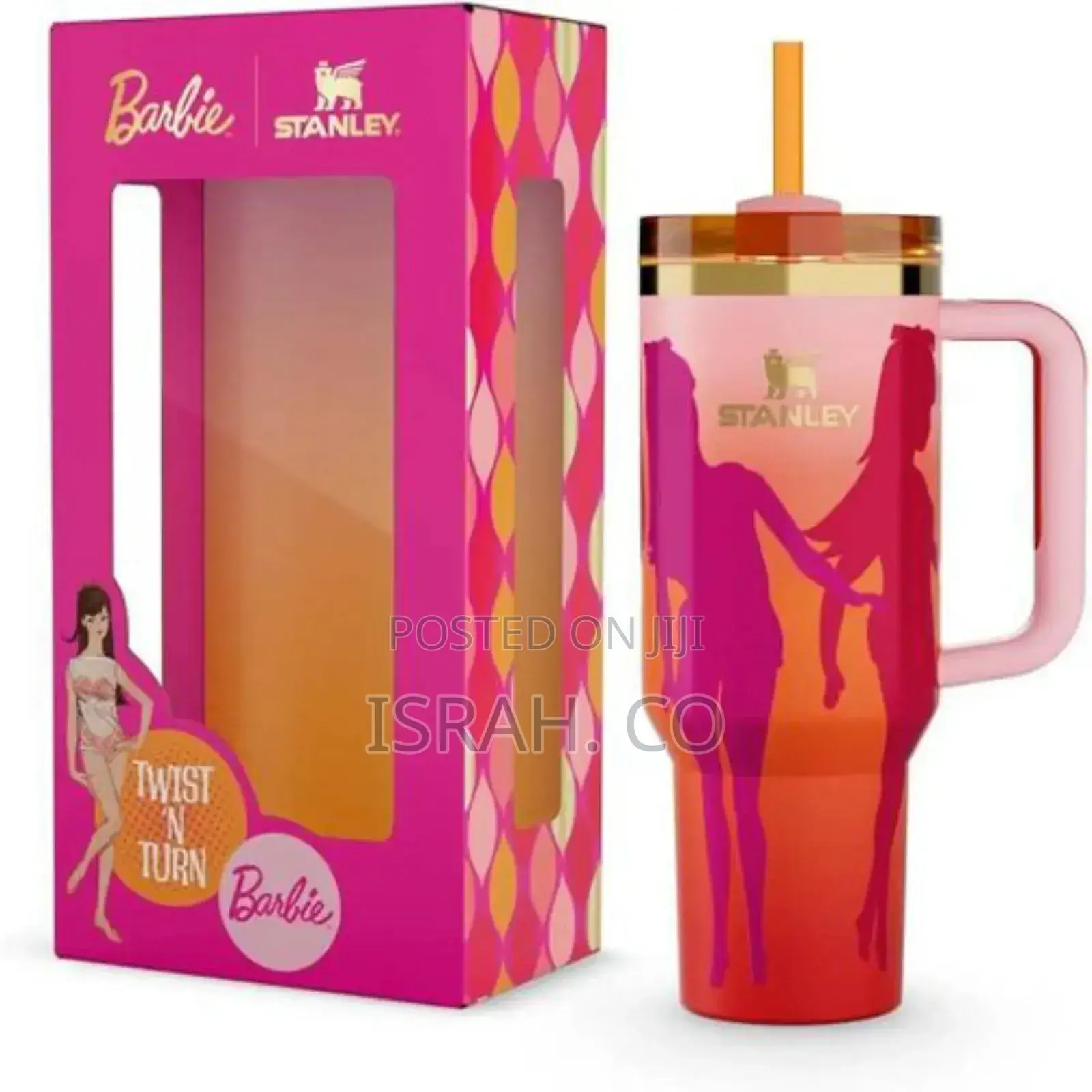 Stanley X Barbie '60s Twist 'N Turn 40 Oz Quencher Stainless