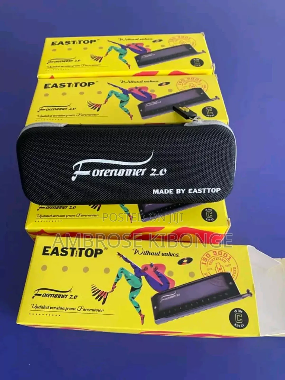 Original Professional Harmonica and Case Clear Sound Quality