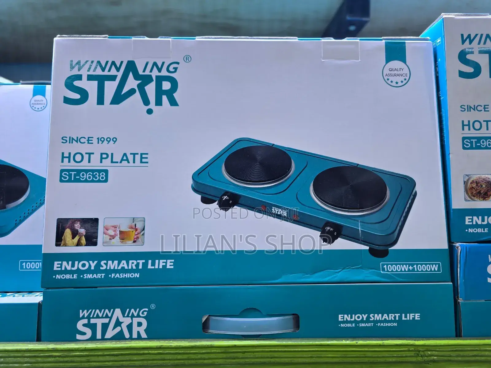 Winning Star Fast Cooking Hot Plate Double Burner