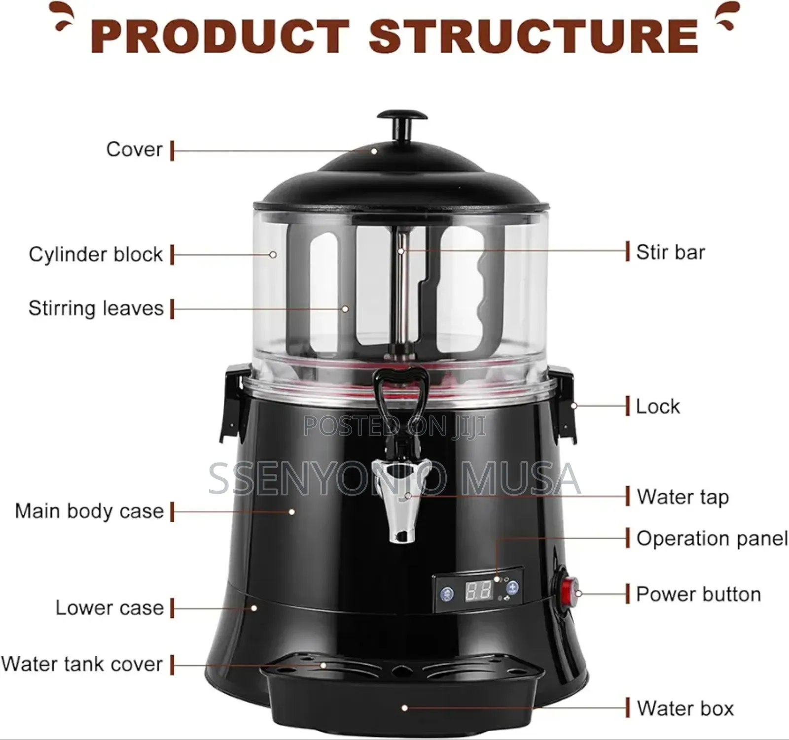Commercial Hot Chocolate Machine 5l