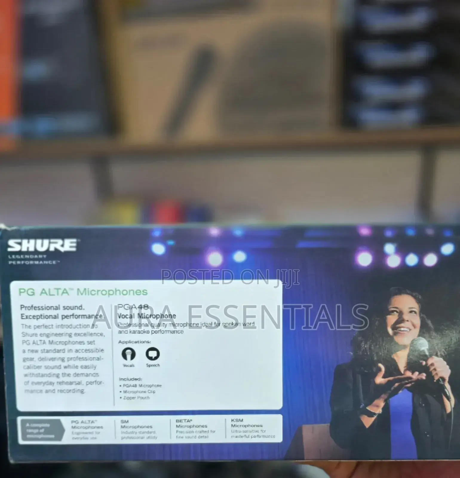 Shure Pga48 Cardioid Dynamic Wired Vocal Microphone