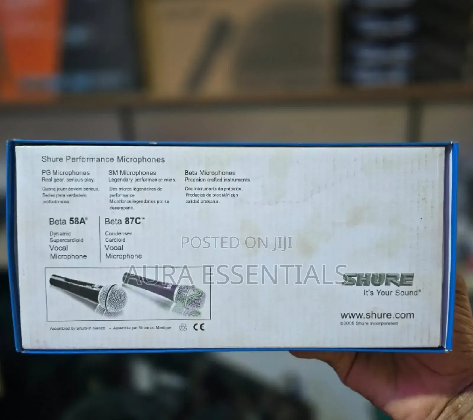 Shure Beta 87c Cardioid Wired Condenser Microphone
