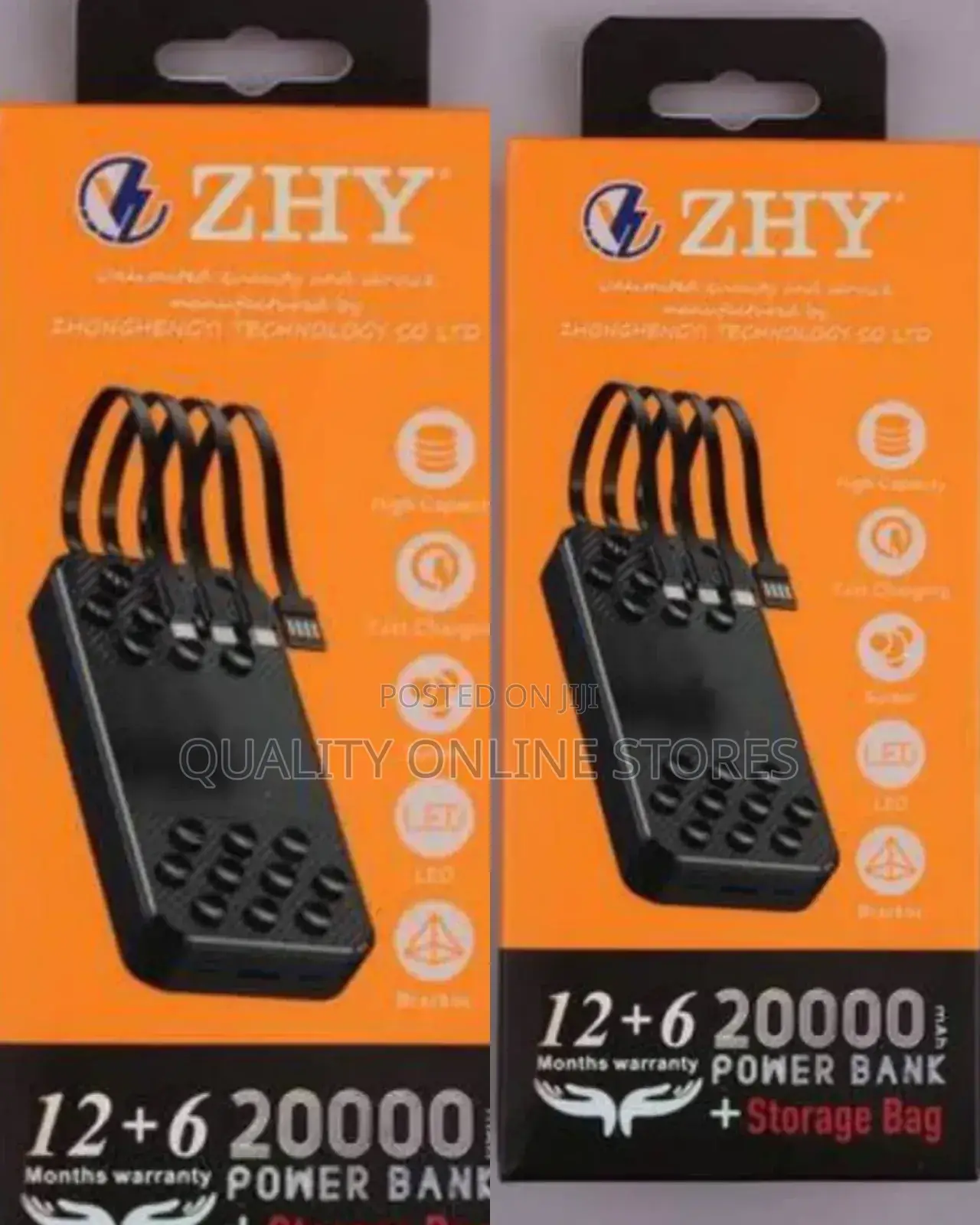 Black Zhy Power Bank