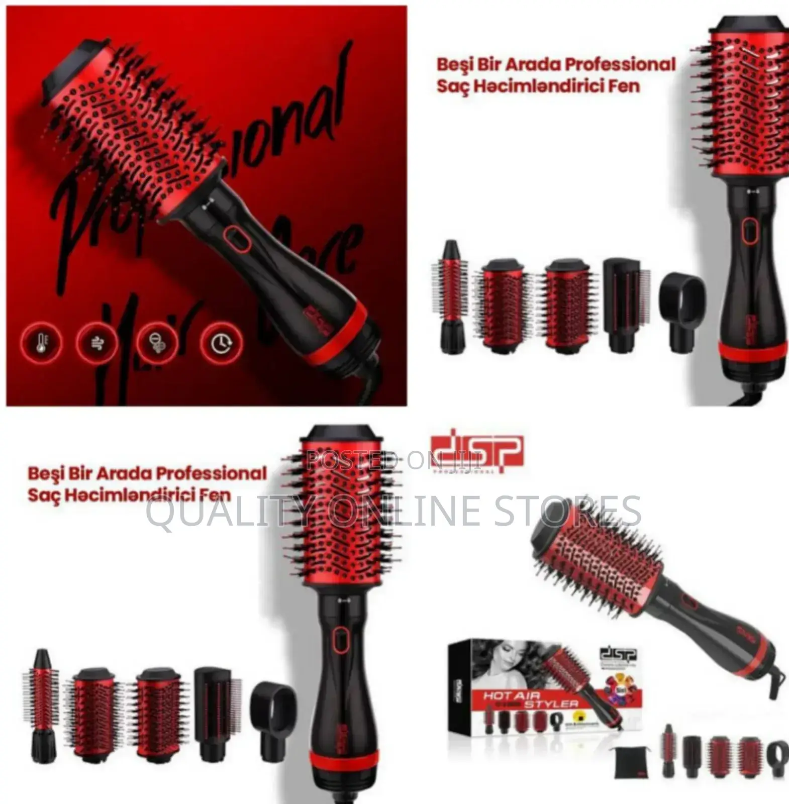 DSP Hair Straightener Brush