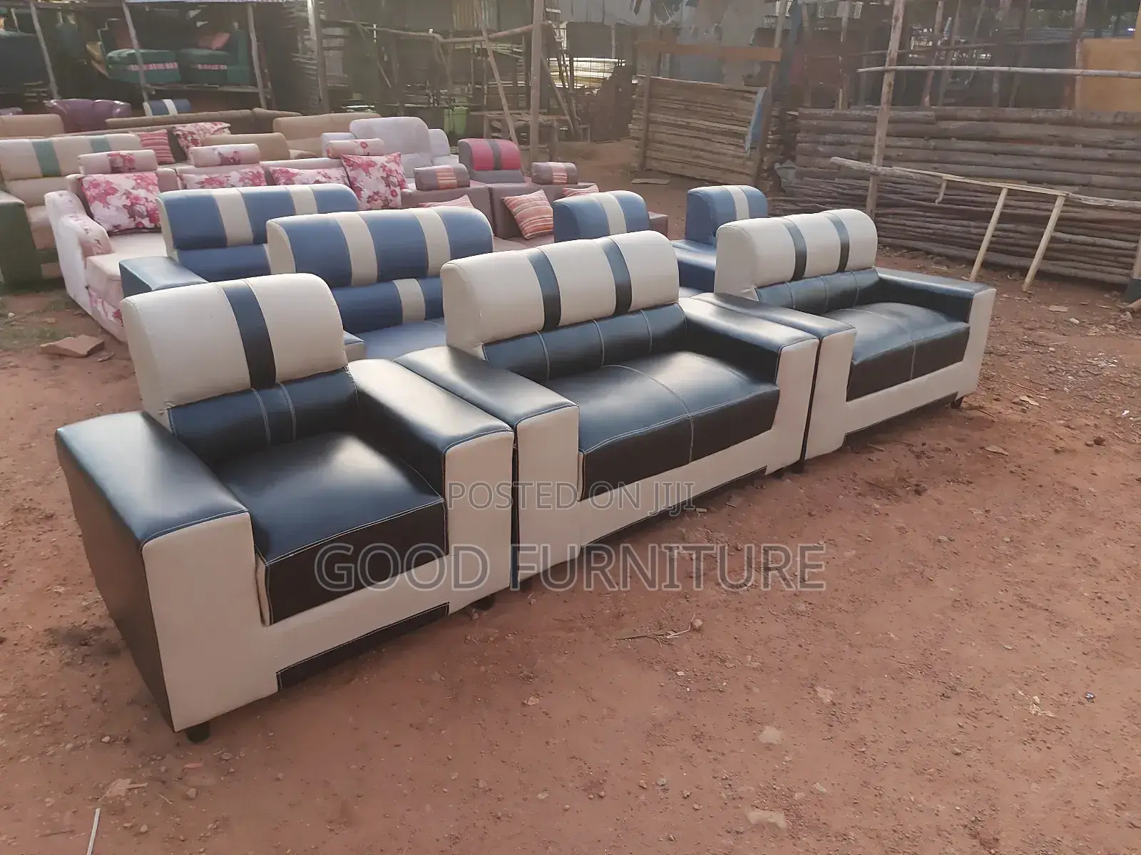 Good High Density Five Seaters Sofas Set