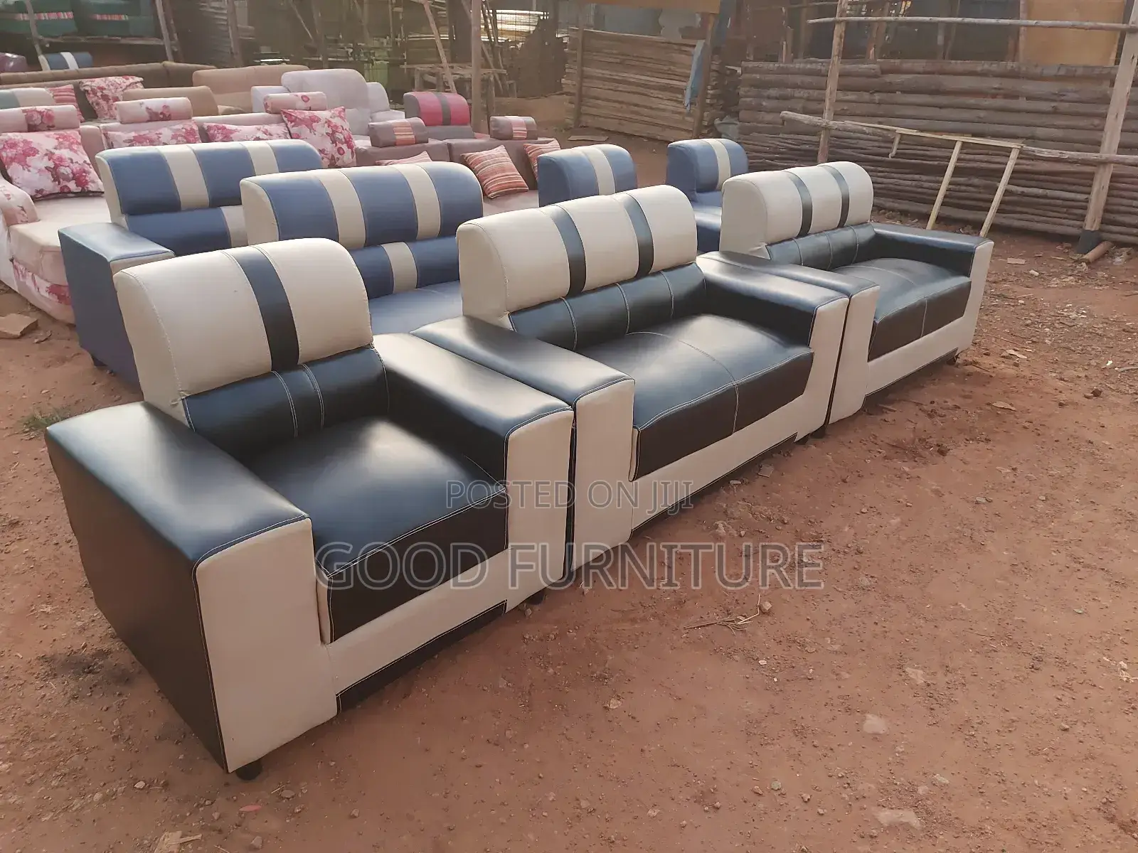 Good High Density Five Seaters Sofas Set
