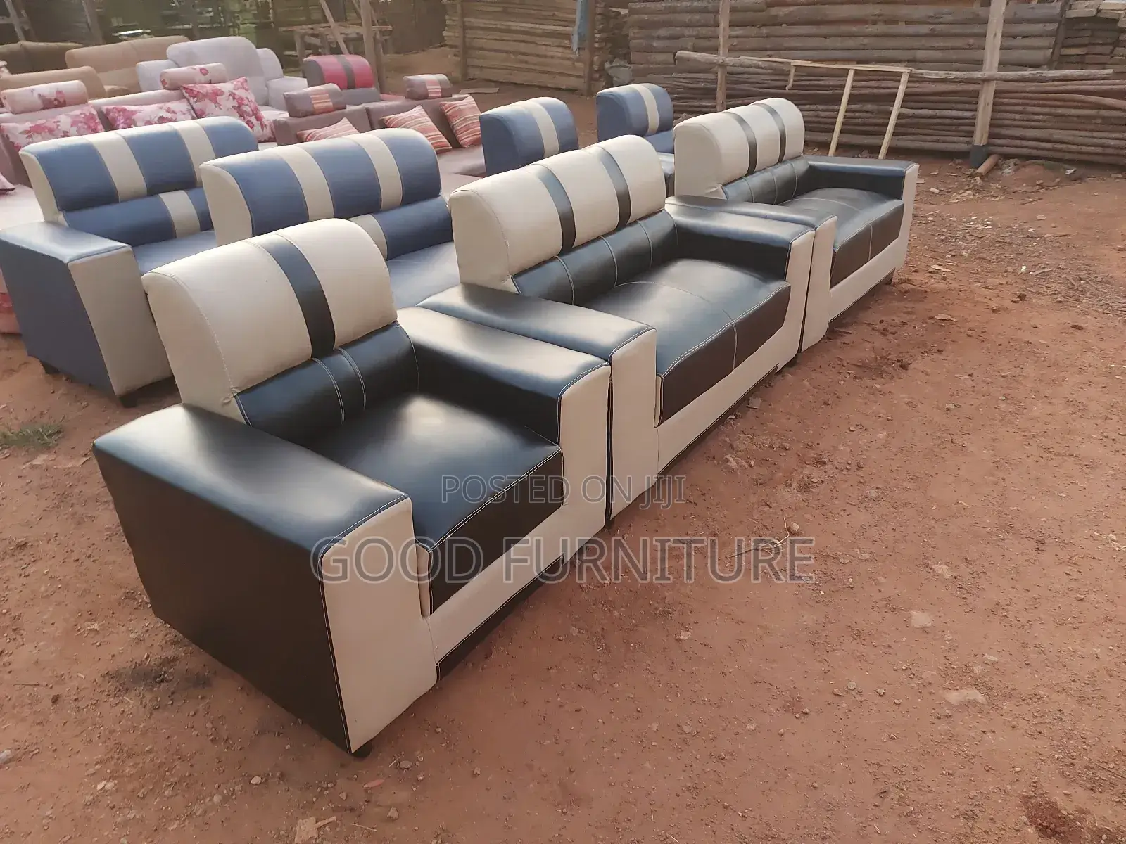 Good High Density Five Seaters Sofas Set