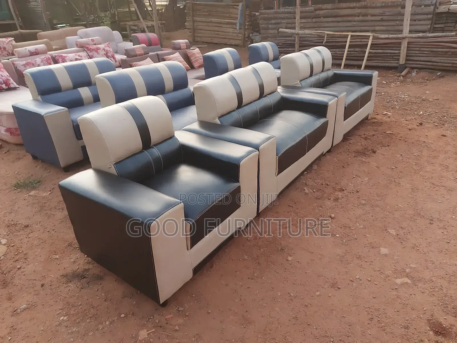 Good High Density Five Seaters Sofas Set