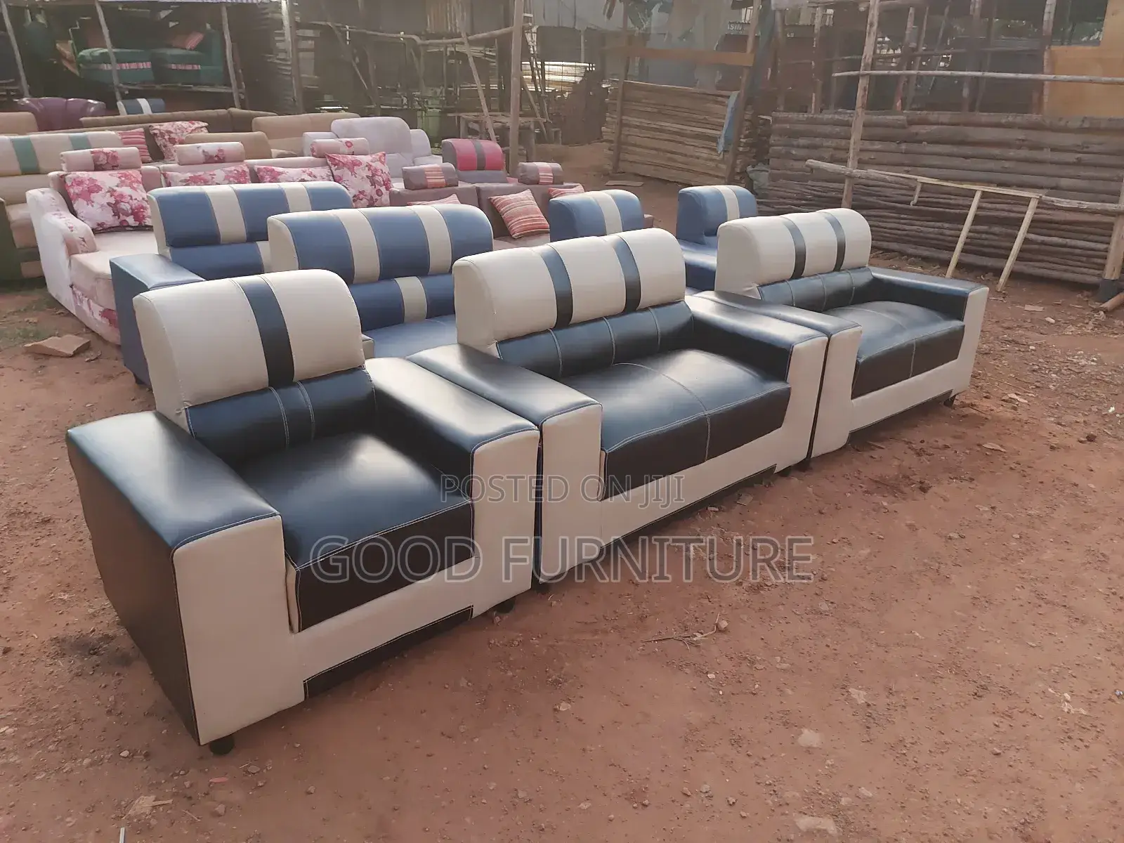 Good High Density Five Seaters Sofas Set