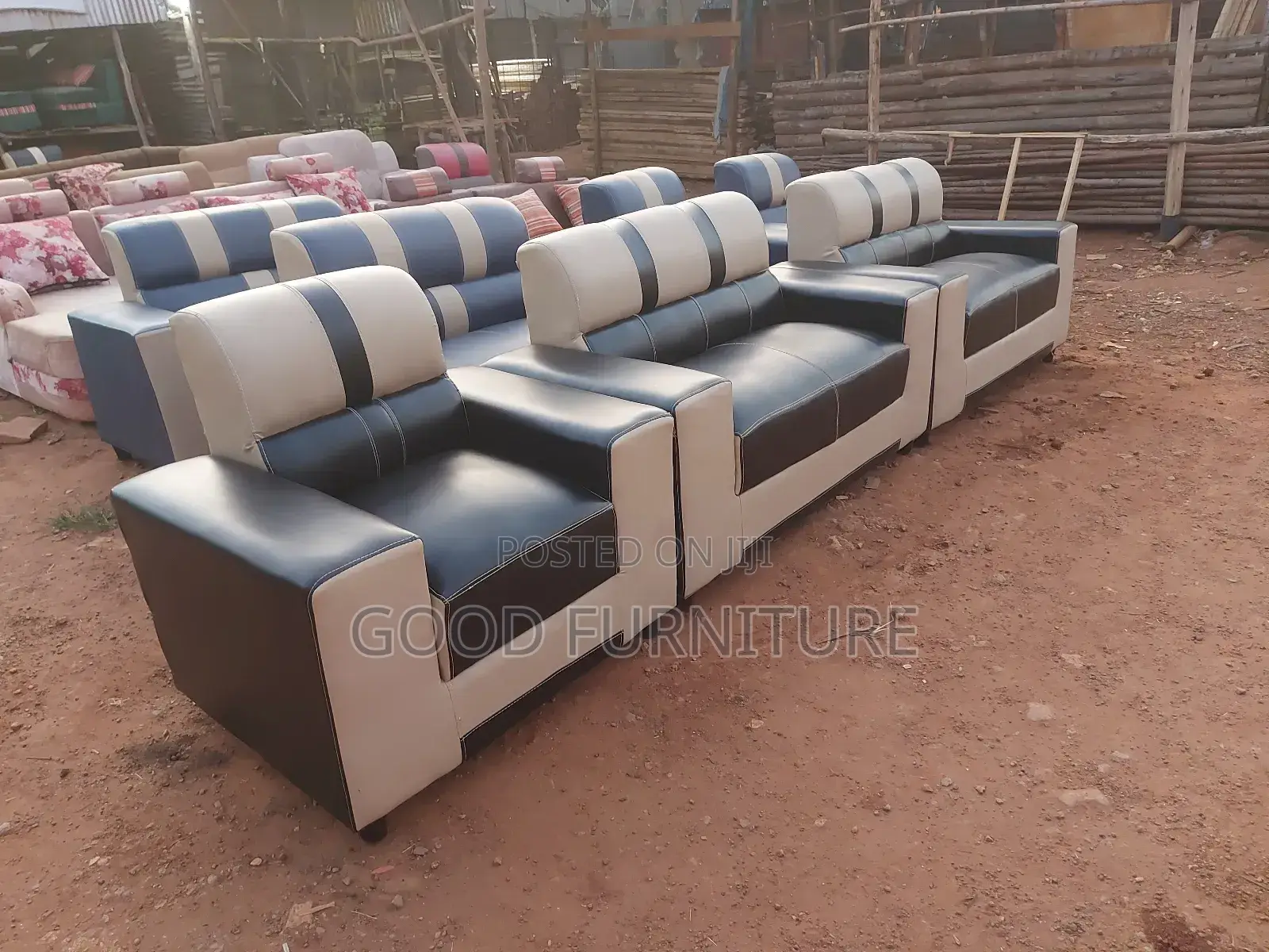 Good High Density Five Seaters Sofas Set