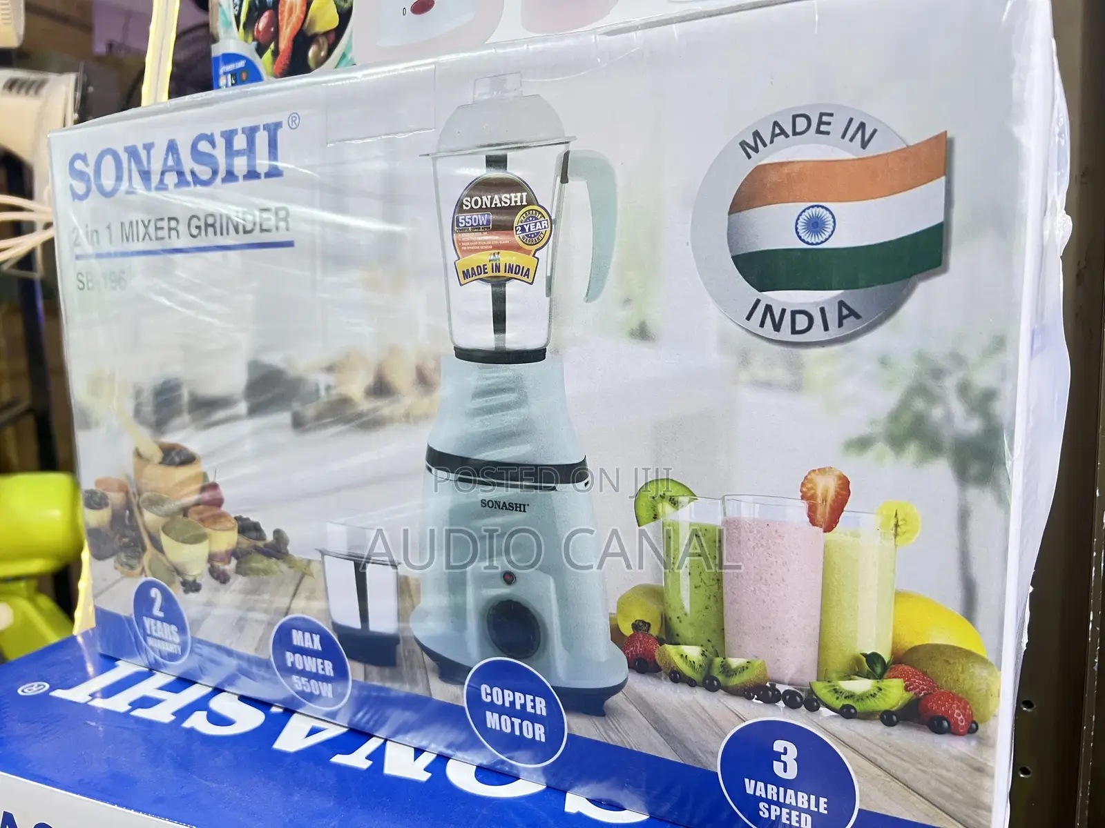 2in 1 Sonashi Mixer Grinder