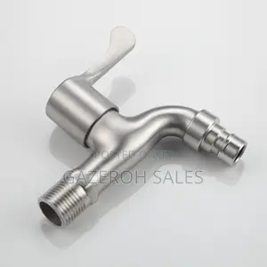 Stainless Steel Wall-Mount Faucet