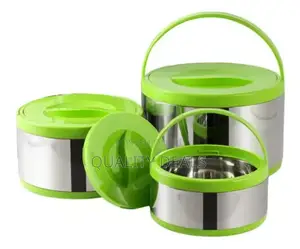 3pcs Food Storage Thermal Containers/ Lunch Boxes