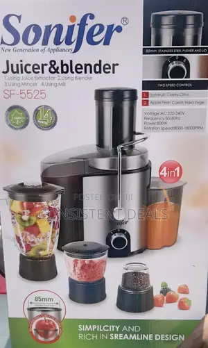 Sonifer 4in1 Juicer Blender Sf-5525