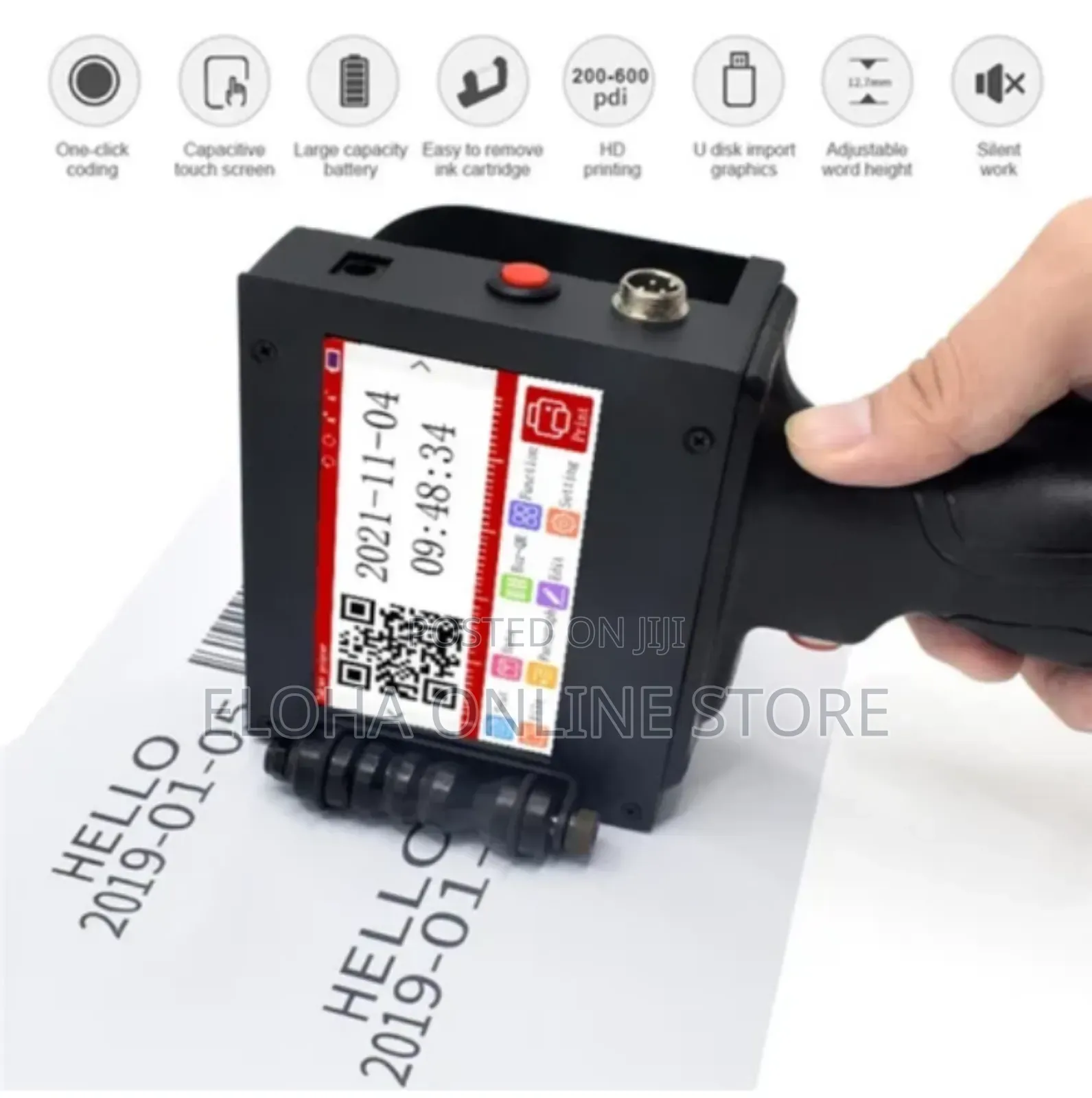 Handheld Inkjet Printer Touch Screen