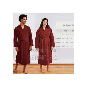Fabric Type 100% Cotton Robes Maroon